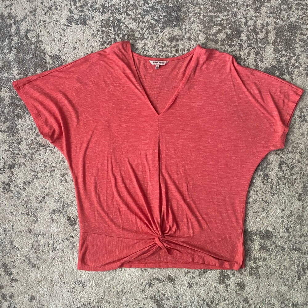 Juicy Couture Coral short sleeve top